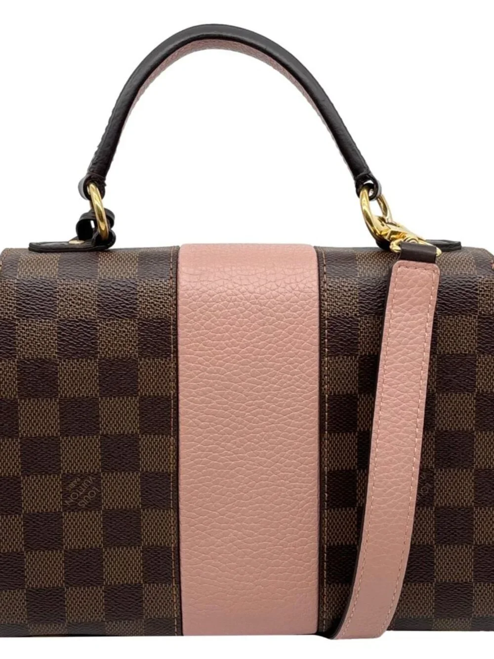 Louis Vuitton  Bond Street BB Damier Ebene Crossbody Bag Magnolia